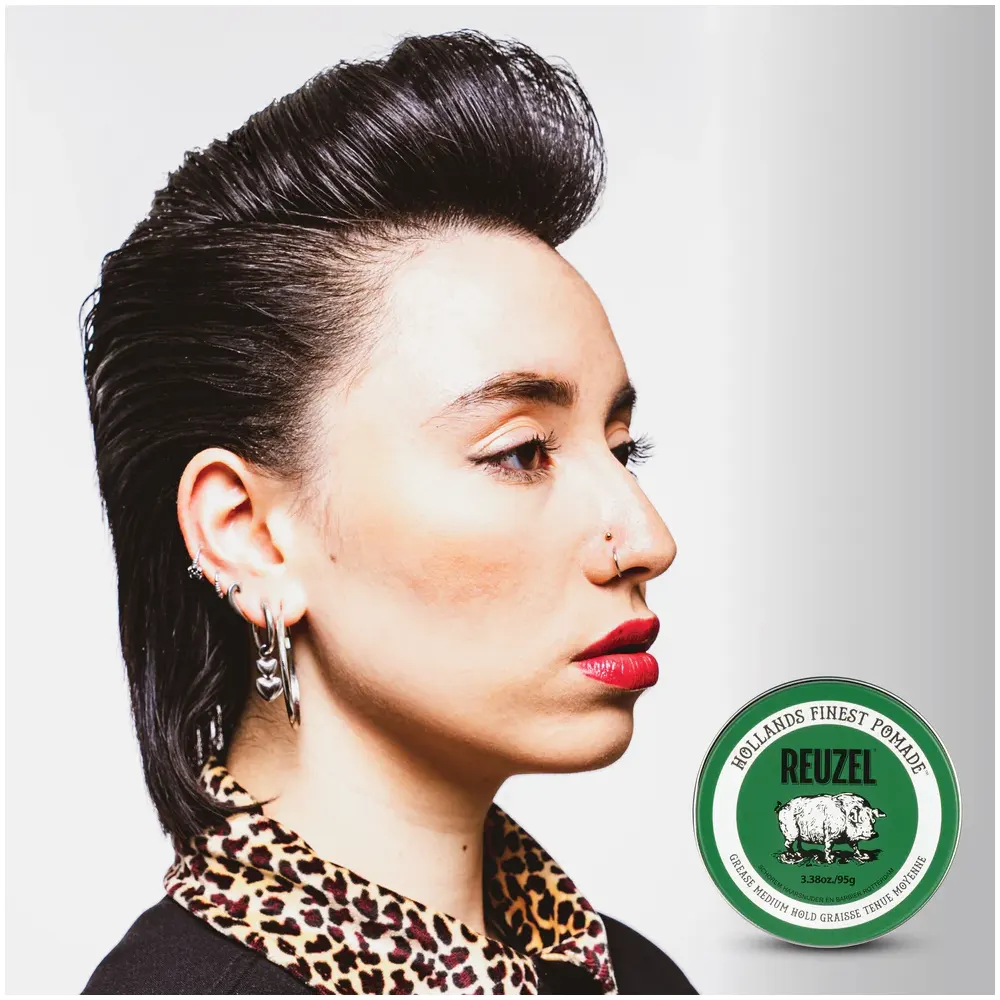 Zelena pomada za kosu sa visokim sjajem, Reuzel, 113g