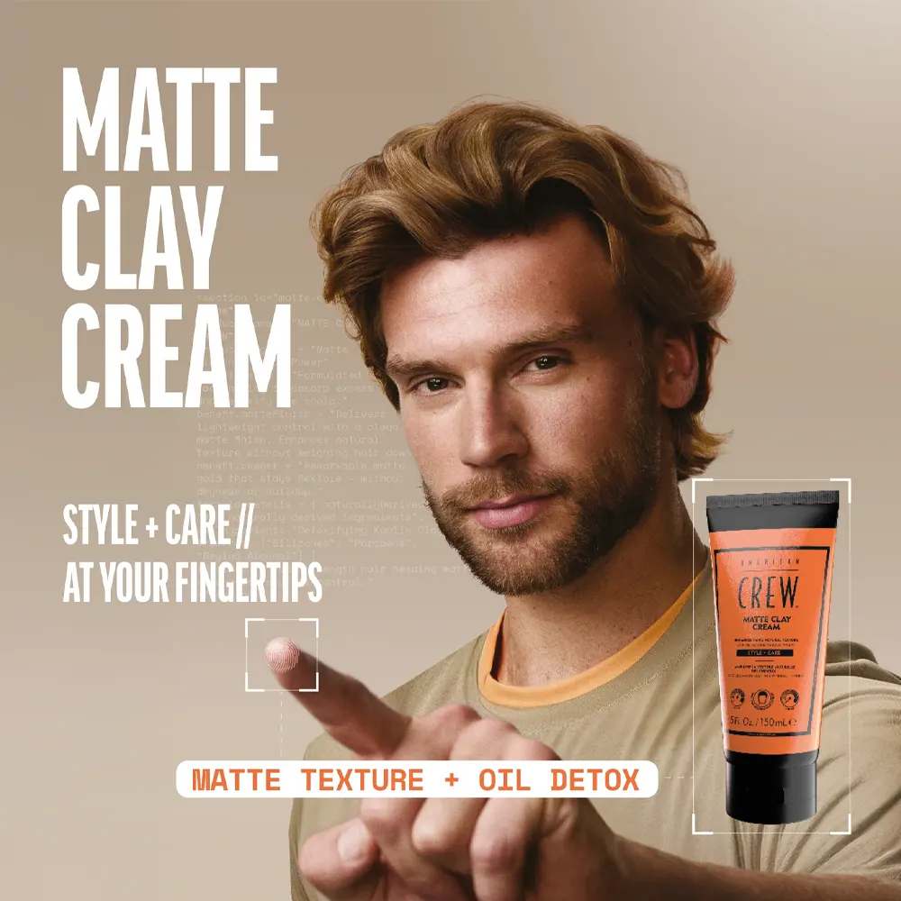 AMERICAN CREW MATTE CLAY CREAM, 150ml